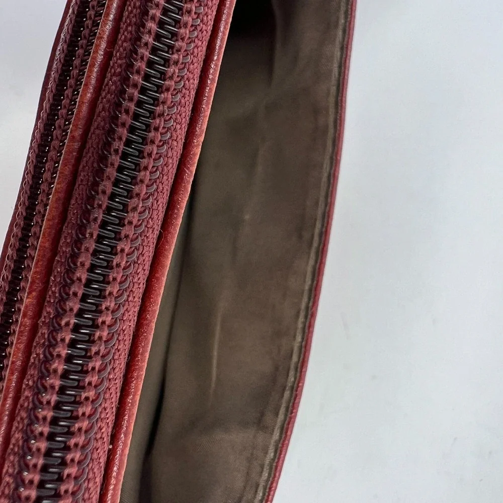 RELIC Small Leather Red Crossbody‎ Clutch Purse **NO strap